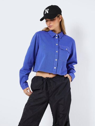 Noisy may Blouse 'Maddy' in Blauw: voorkant