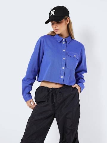 Noisy may Blouse 'Maddy' in Blauw: voorkant