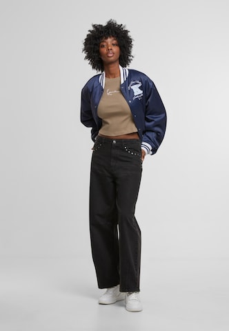 Karl Kani Between-season jacket 'Signature Bowling' in Blue