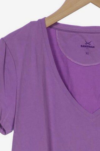 SANSIBAR Top & Shirt in XL in Purple