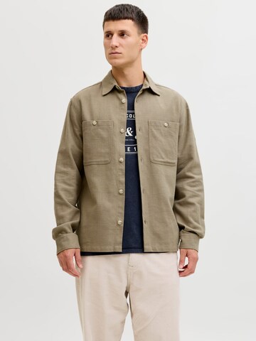 JACK & JONES Comfort fit Button Up Shirt 'Rayle' in Green