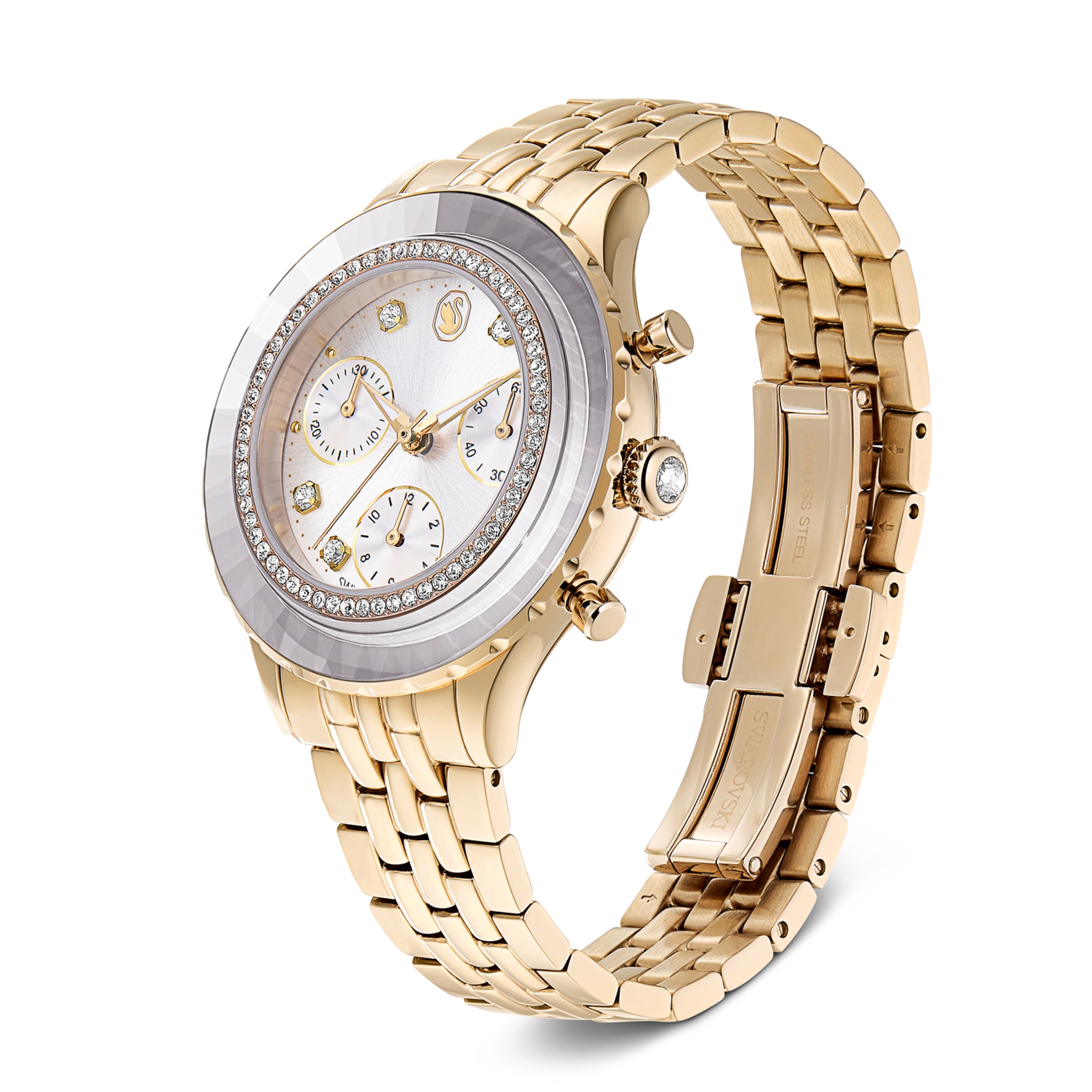 Swarovski Analog watch in Gold