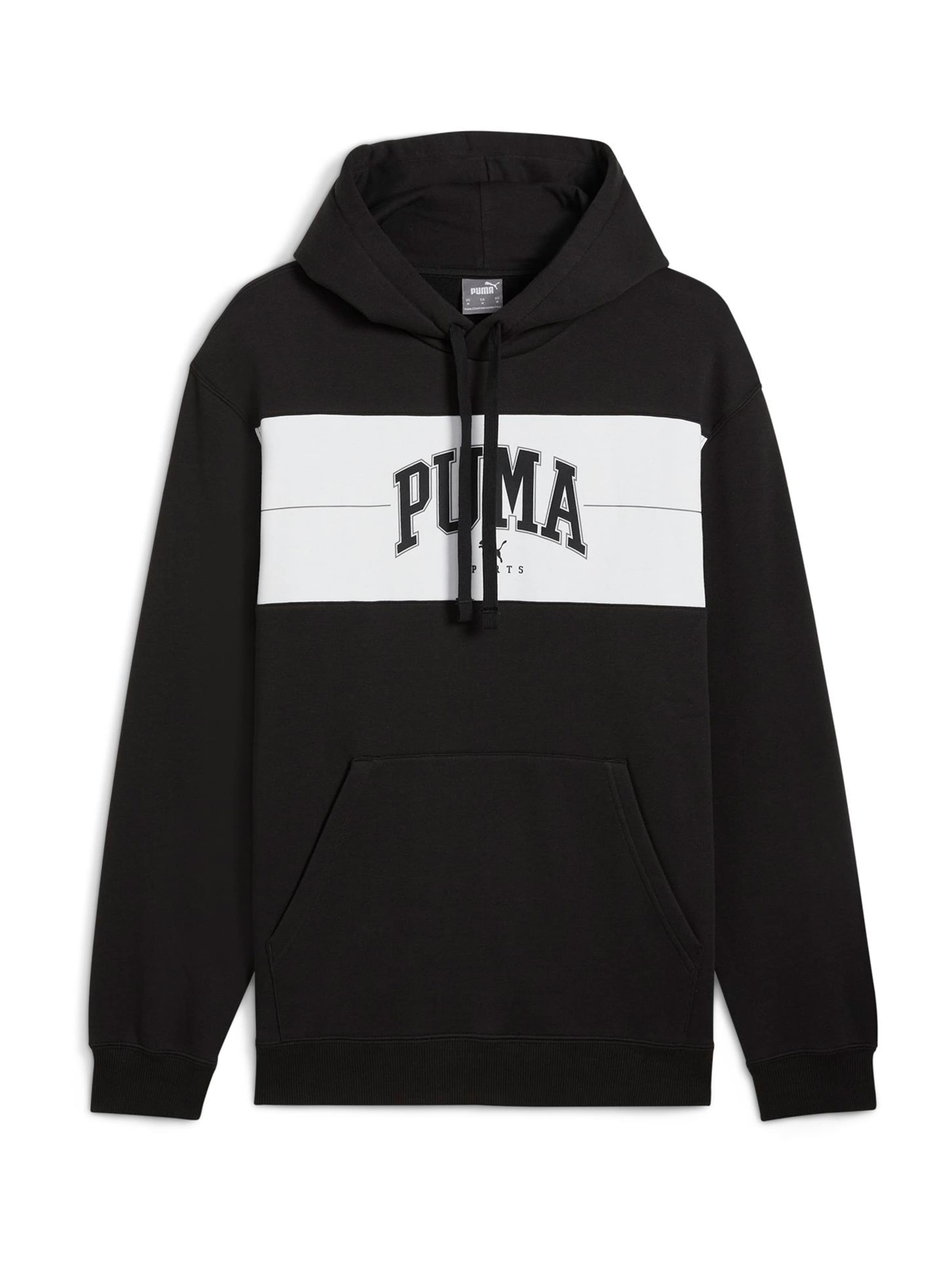 PUMA Sweatshirt 'Squad' in Schwarz: Vorderseite