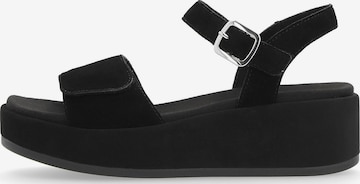 REMONTE Strap Sandals in Black