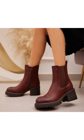 Ital-Design Ankle Boots in Beige