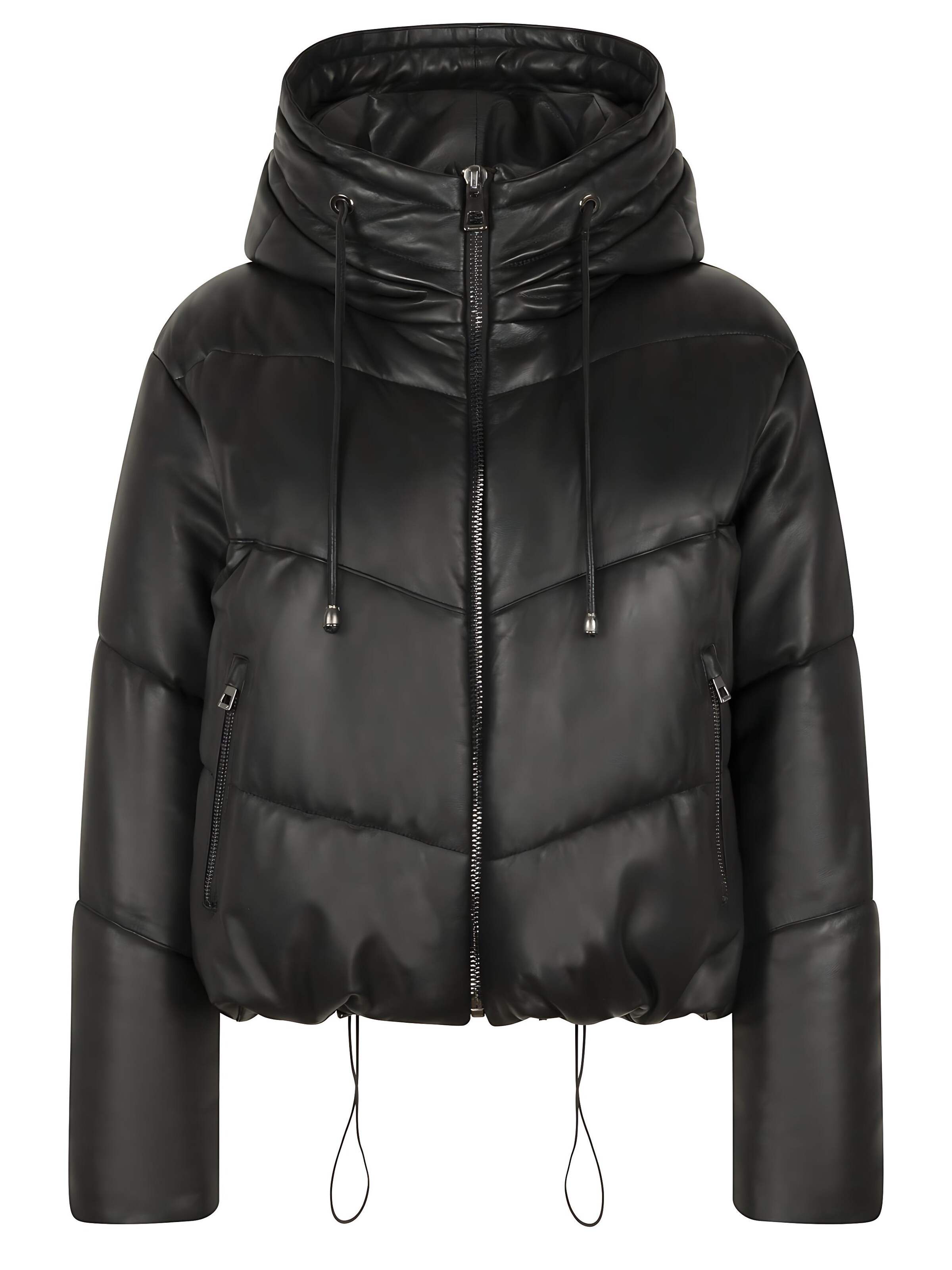 CYCAS D'OR Winter jacket 'POLAR' in Black: front