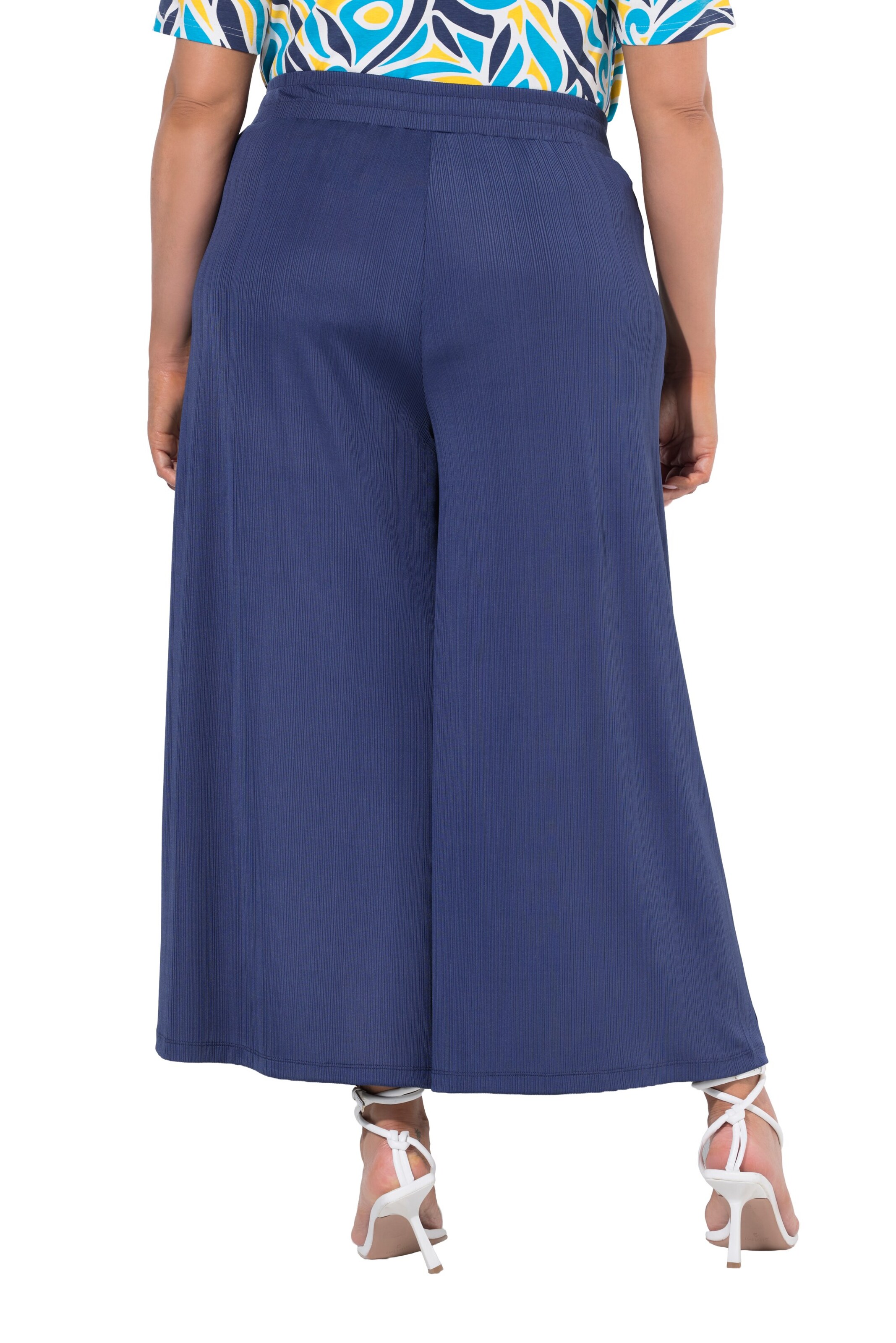Ulla Popken Loose fit Trousers in Blue: front