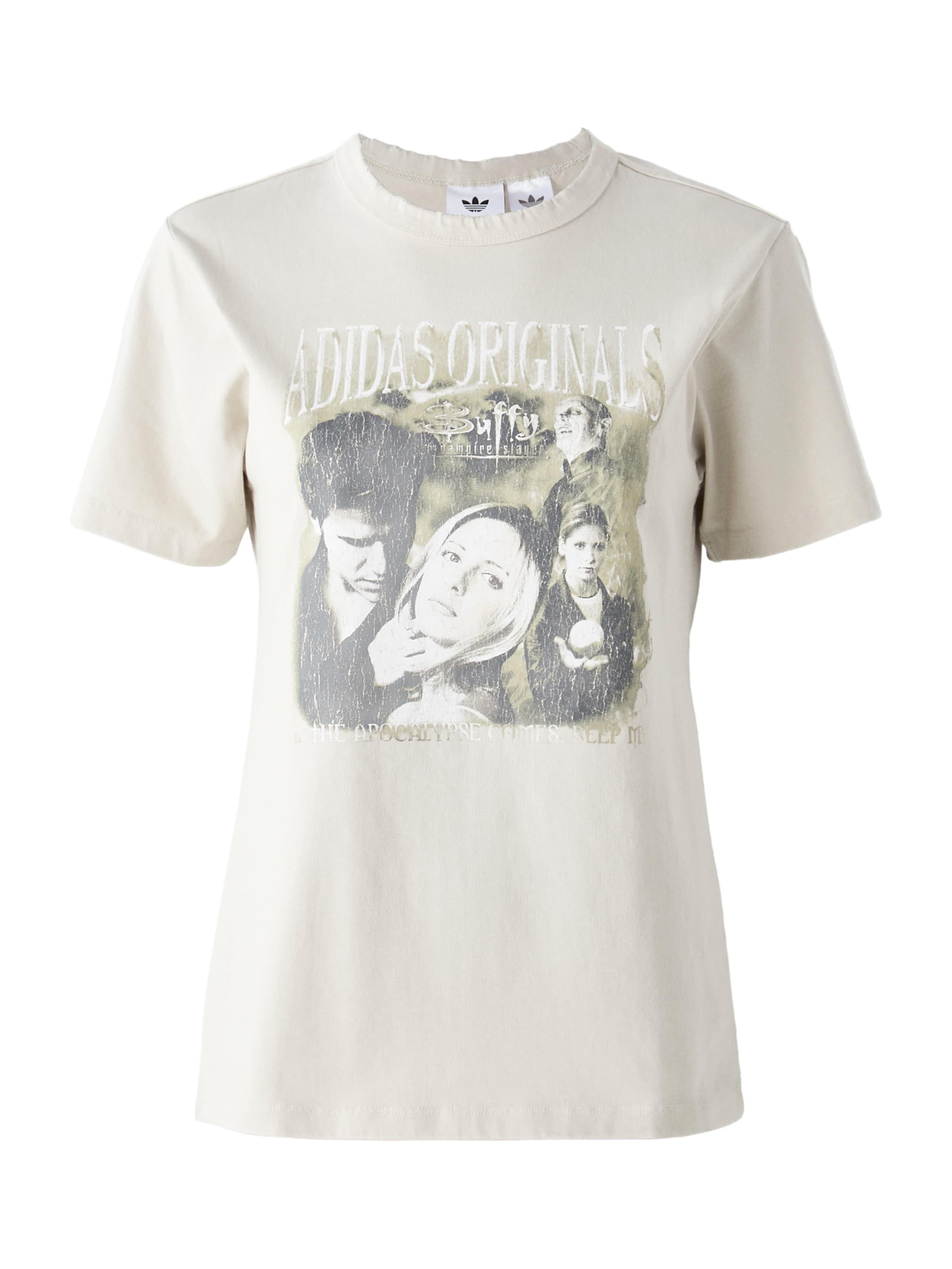 ADIDAS ORIGINALS T-shirt 'BUFFY' i grå: framsida