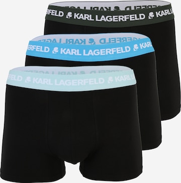 Boxeri de la Karl Lagerfeld pe negru: față