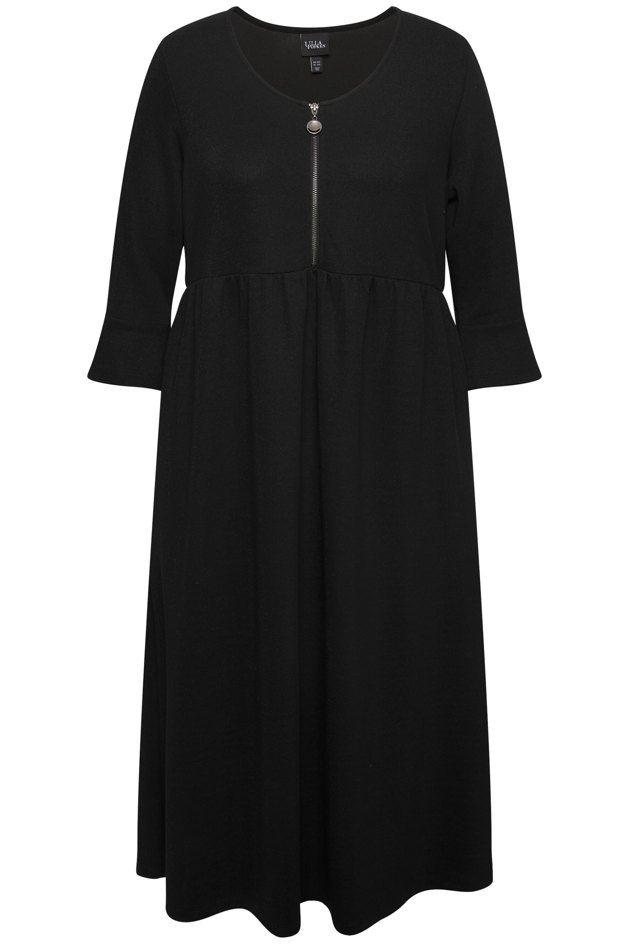 Ulla Popken Kleid in schwarz, Produktansicht