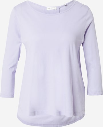 T-shirt Marc O'Polo en violet : devant