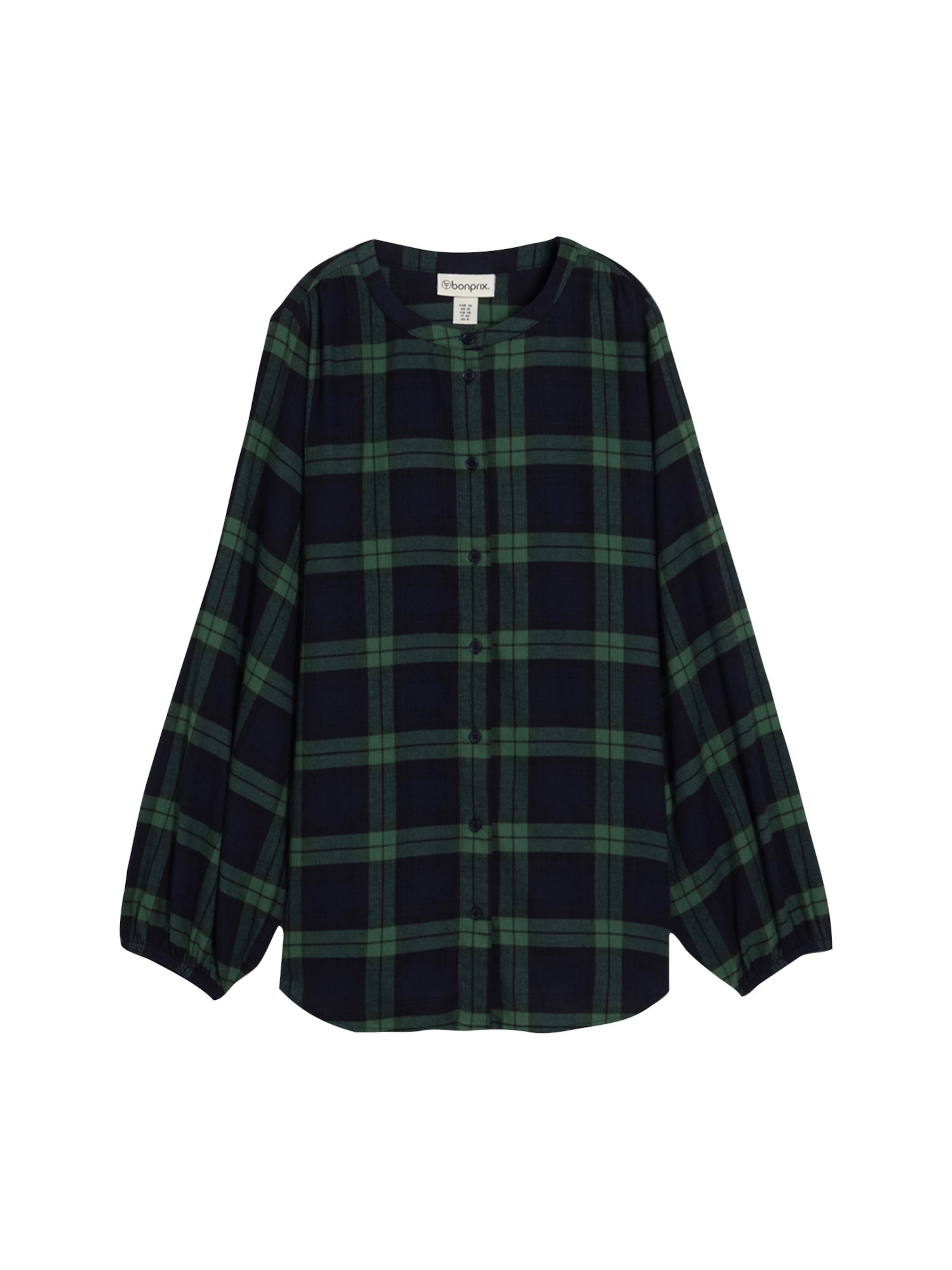 Camicia da donna di bonprix in blu: frontale