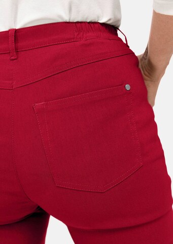 Goldner Regular Broek ' CARLA' in Rood