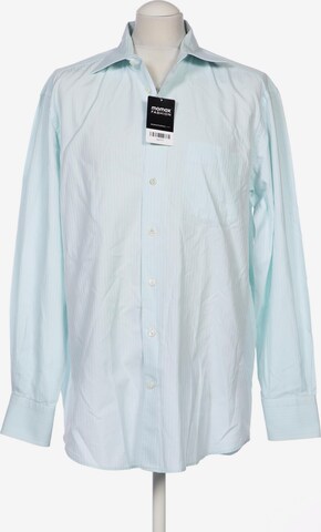 Van Laack Button Up Shirt in L in Green: front