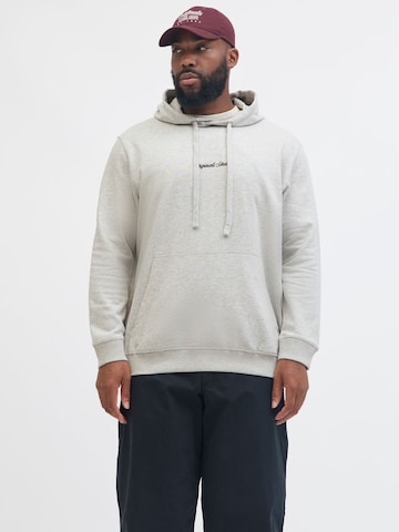 Sweat-shirt Jack & Jones Plus en gris : devant