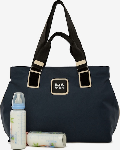 Bagmori Wickeltasche in dunkelblau / schwarz / weiß, Produktansicht