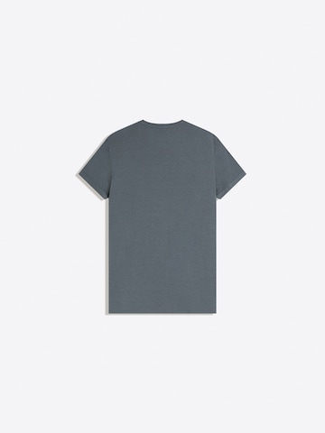 Bershka T-Shirt in Grau