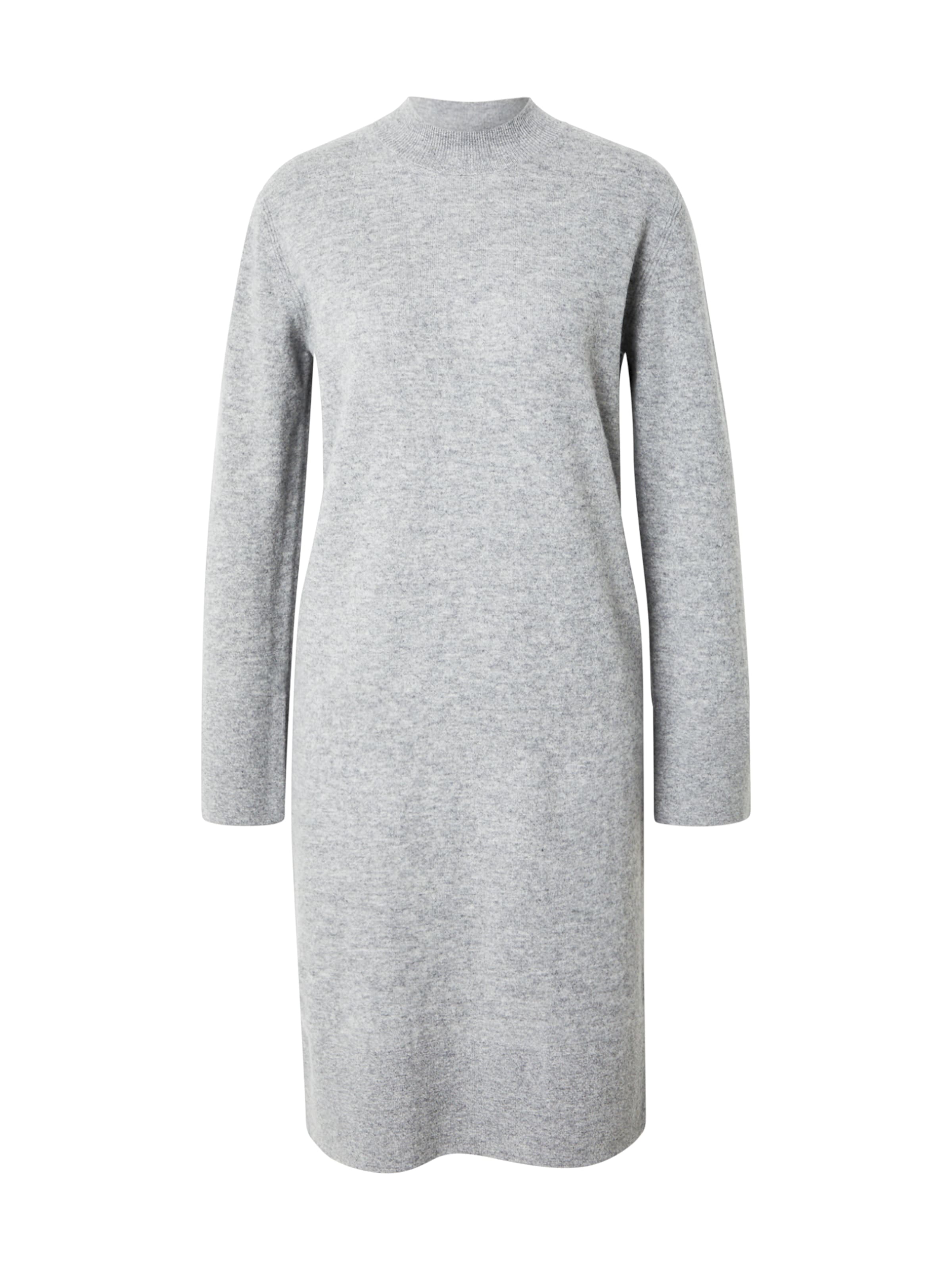 YAS Трикотажное платье 'YASEMILIE' в Серый: спереди