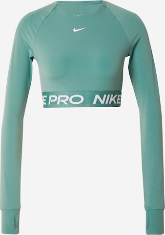 NIKE Функциональная футболка 'PRO' в Зеленый: спереди
