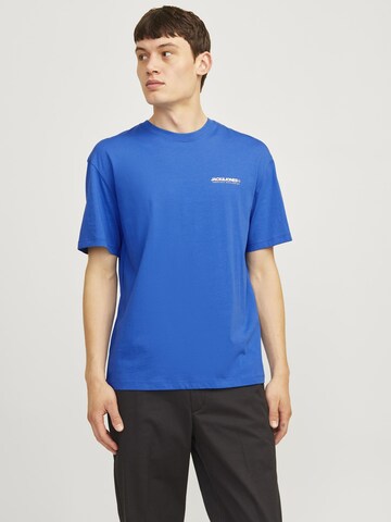 T-Shirt JACK & JONES en bleu : devant