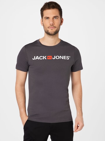 JACK & JONES Shirt in Grijs: voorkant