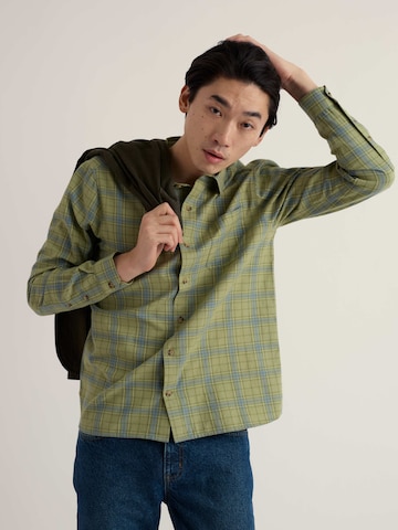 Regular fit Camicia di Seasalt Cornwall in verde: frontale