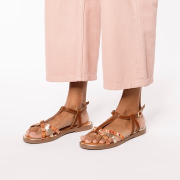 TAMARIS Strap Sandals in Brown