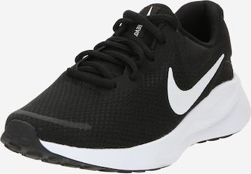 Scarpa da corsa 'Revolution 7' di NIKE in nero: frontale