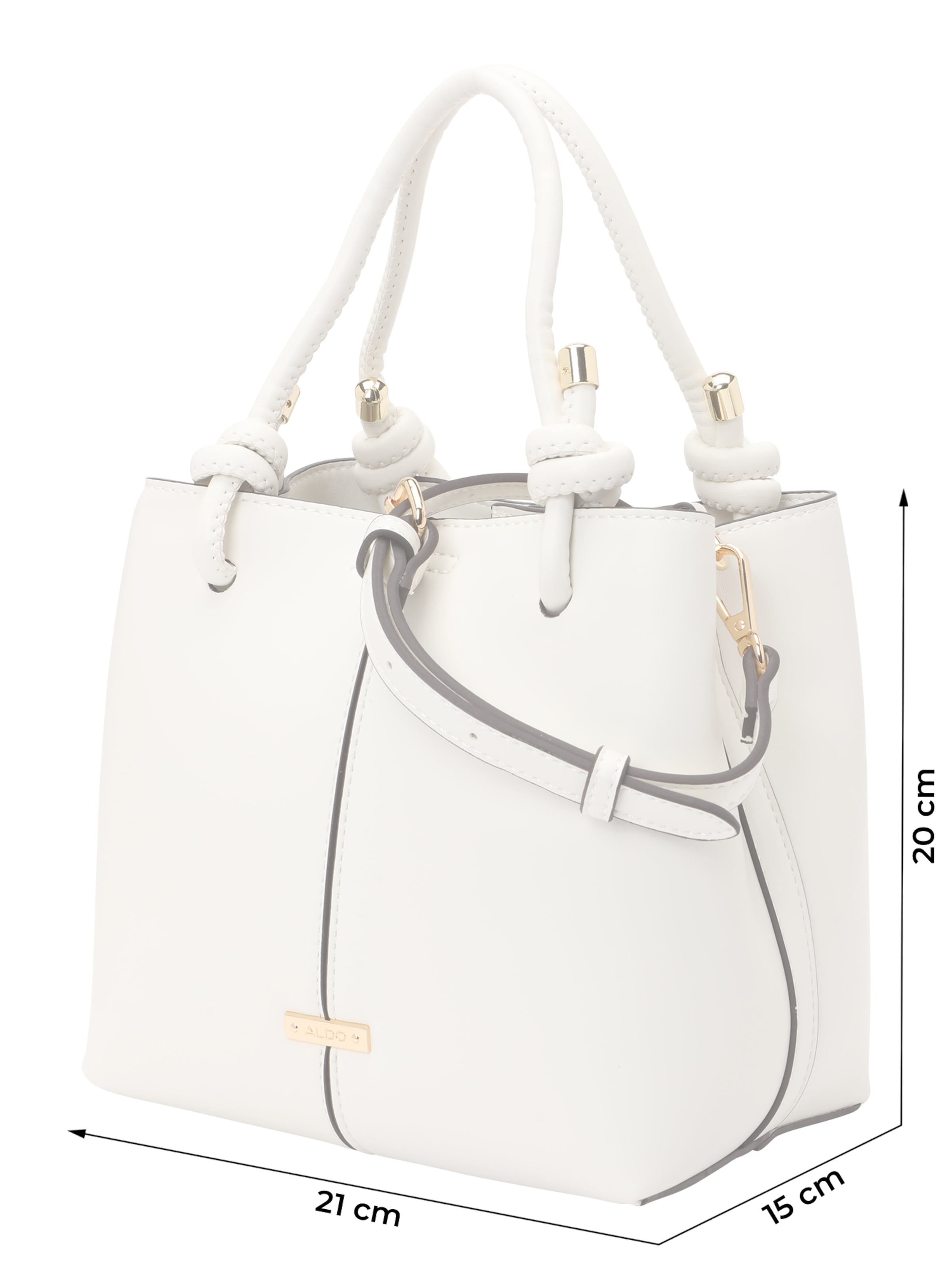 ALDO Дамска чанта 'EVIELILY' в бяло