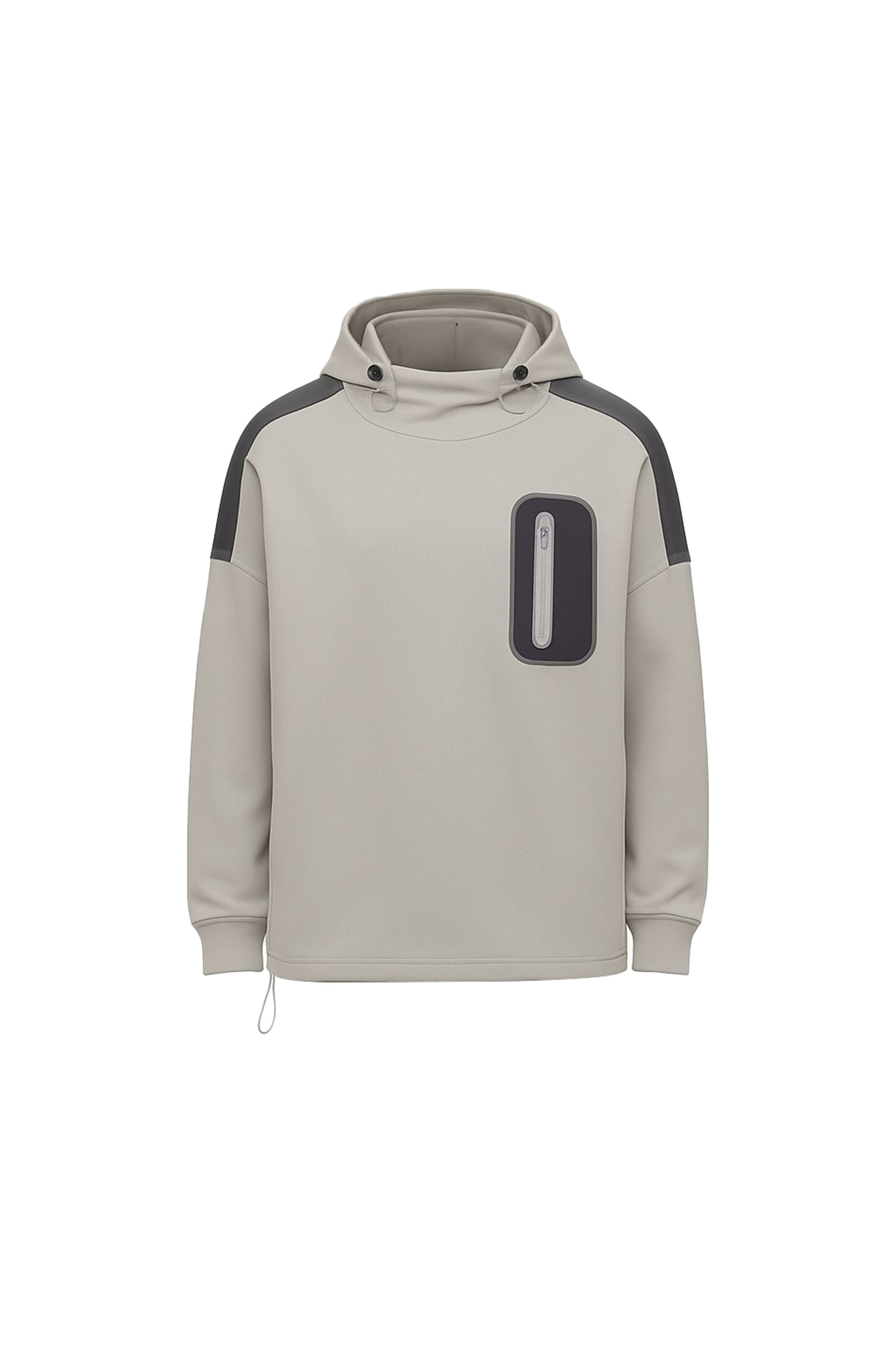 PCFG Sweatshirt 'Comfort Track' in Grau: Vorderseite