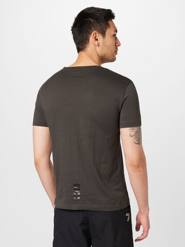 T-Shirt EA7 Emporio Armani en marron