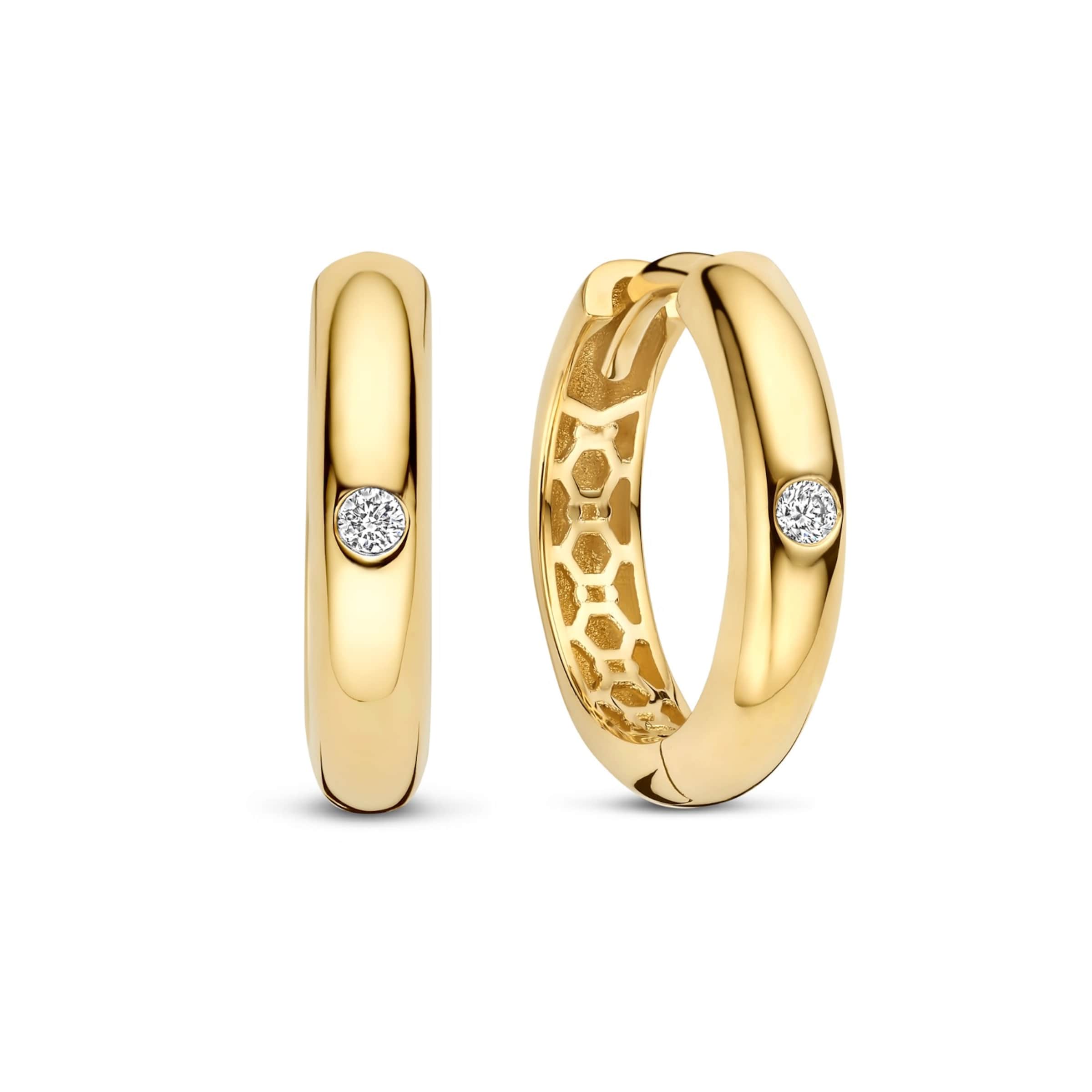 Isabel Bernard Oorbellen in de kleur Goud, Productweergave