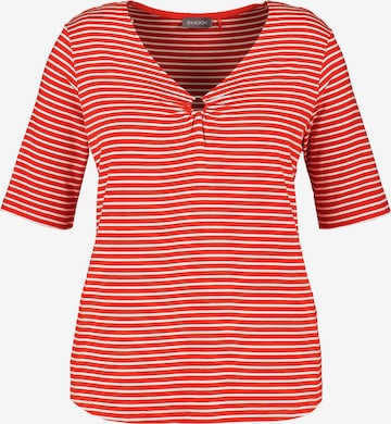 T-shirt SAMOON en rouge : devant
