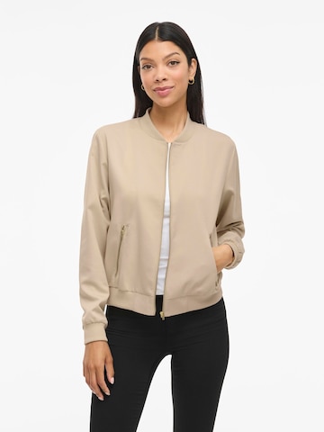 VILA Between-season jacket 'VIBubble' in Beige: front