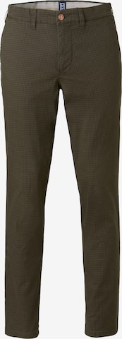 MEYER Chino Pants 'M5 Chino 2-6190' in Green: front