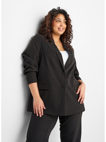 melns Zizzi Žakete 'Cakaisa': no priekšpuses