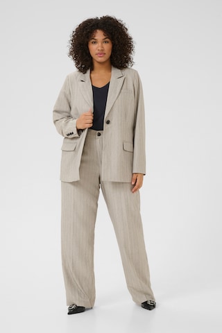 KAFFE CURVE Regular Broek 'Kaja' in Grijs