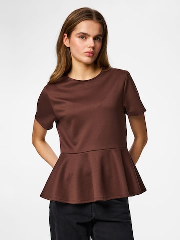 PIECES Shirts 'PCAlisa' i brun: forside