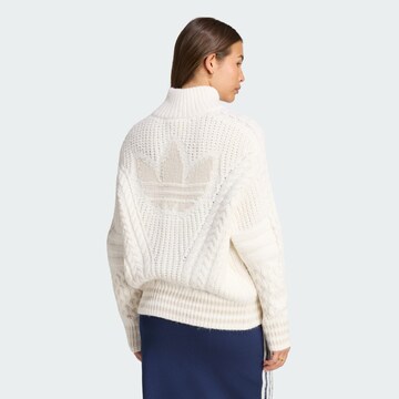 ADIDAS ORIGINALS - Casaco de malha 'Firebird' em branco: frente