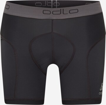 ODLO Regular Workout Pants 'Breathe' in Black: front