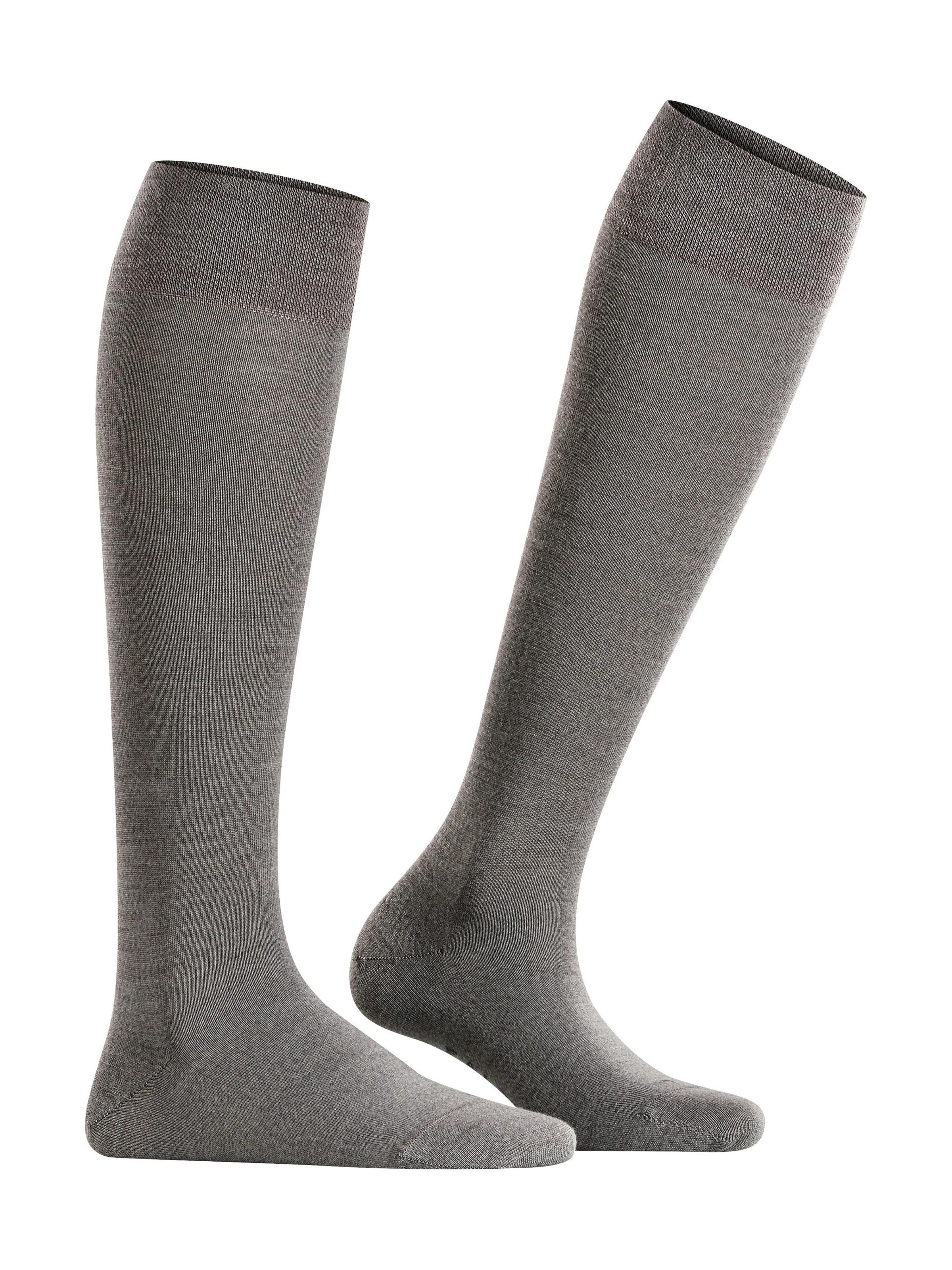 FALKE Over the Knee Socks 'Sensitive Berlin' in Grey