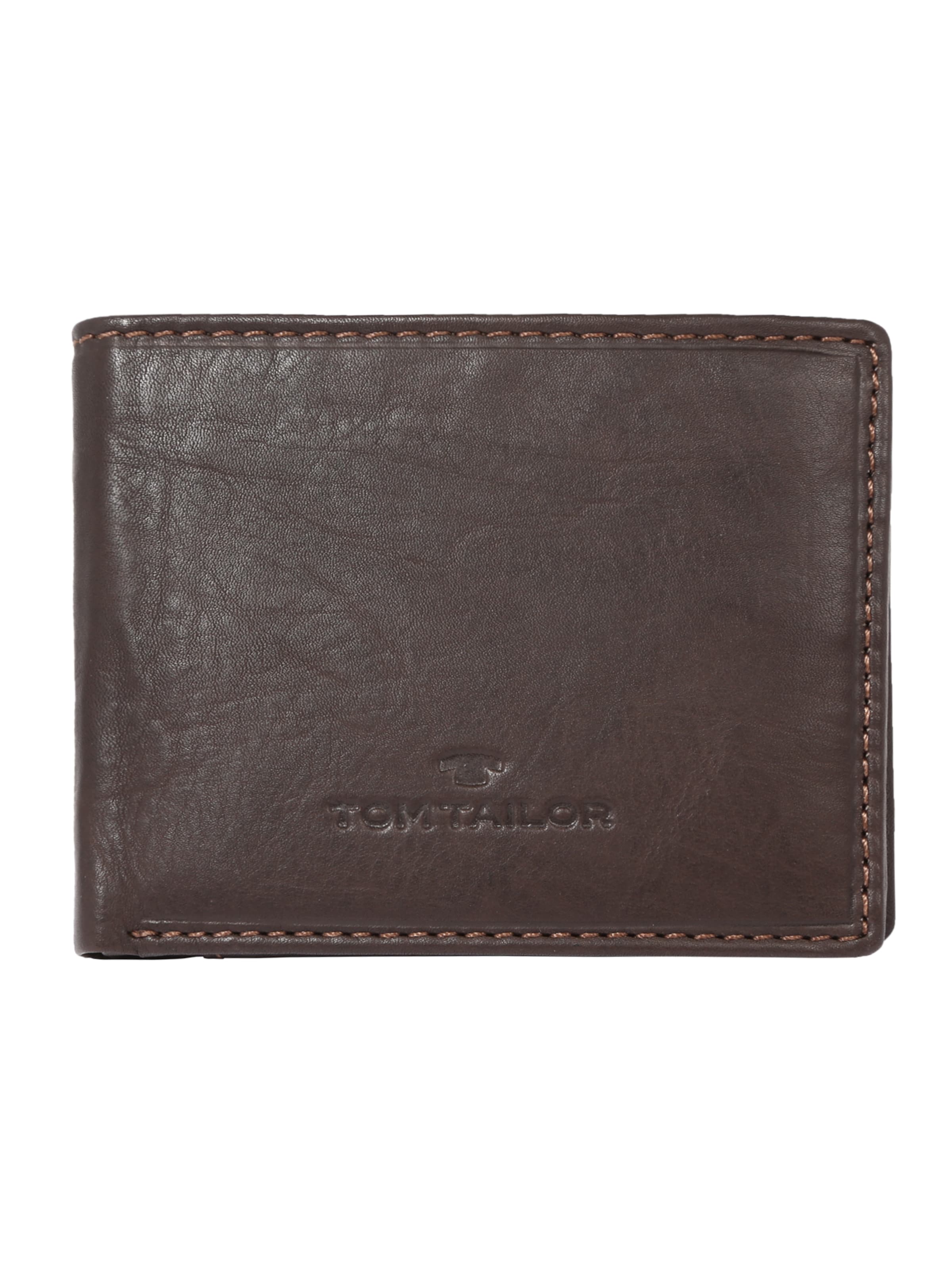 TOM TAILOR Portemonnee 'Lary' in Bruin: voorkant