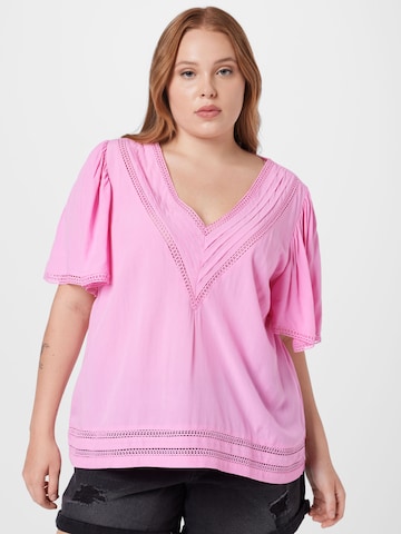 EVOKED Bluse 'Visia' in Pink: predná strana