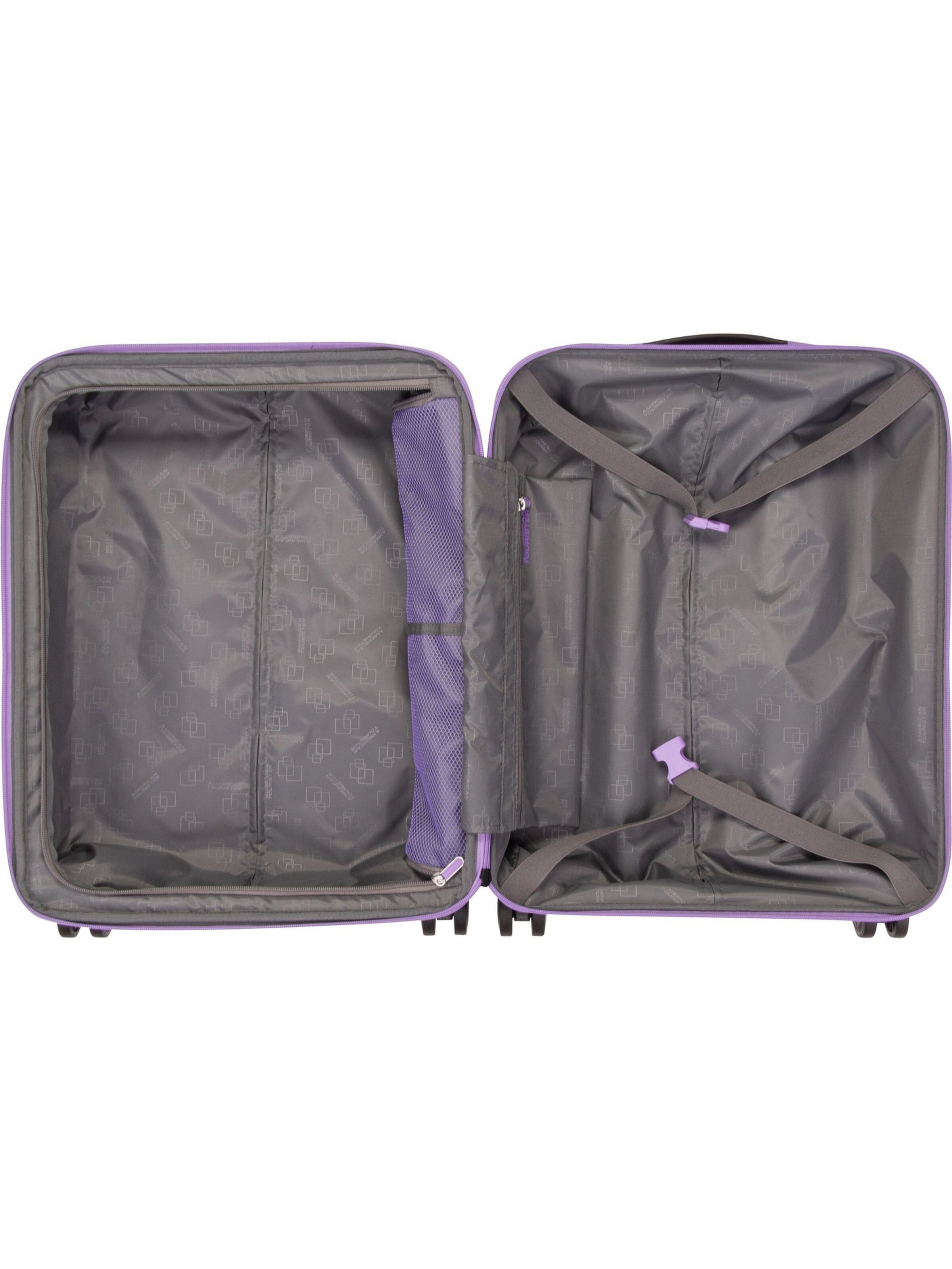 American Tourister Cart 'Dashpop Spinner 55 EXP' in Purple