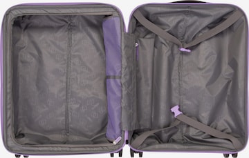 American Tourister Trolley 'Dashpop Spinner 55 EXP' in Lila