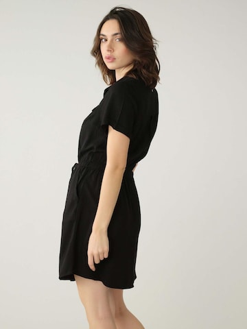 Robe-chemise 'Alarha' Deeluxe en noir