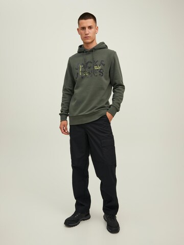 JACK & JONES Sweatshirt 'TECH' in Groen