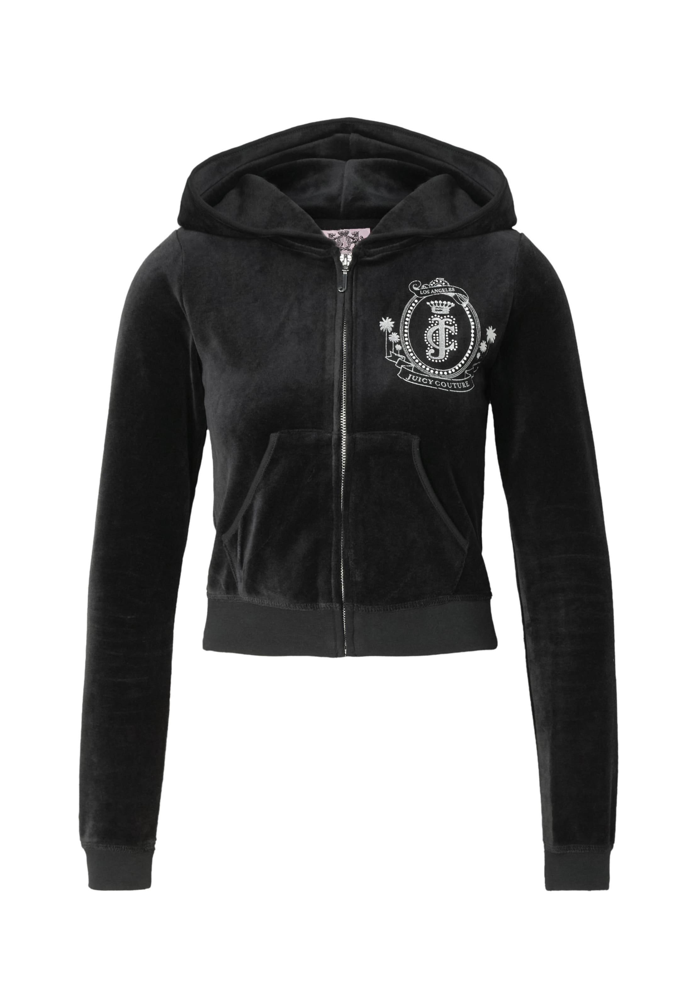 Juicy Couture Tréning dzseki - fekete: elől