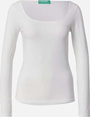 Maglietta di UNITED COLORS OF BENETTON in bianco: frontale