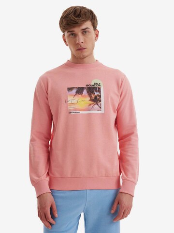 WESTMARK LONDON Sweatshirt 'Collage Fun' in Roze: voorkant